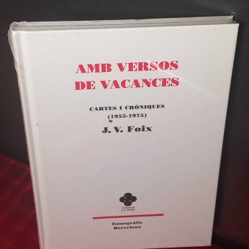 Amb versos de vacances: cartes i cròniques, J.V. Foix (nou).