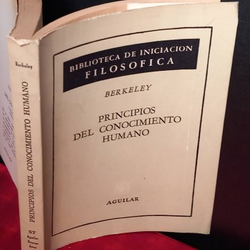 Principios del conocimiento humano, George Berkeley.