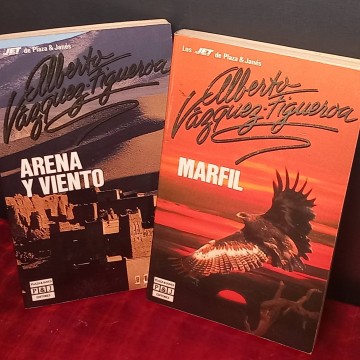 Arena y viento y Marfil, Alberto Vázquez Figueroa.