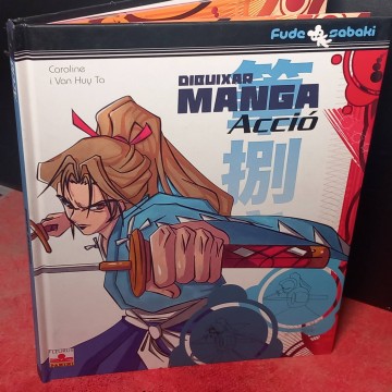 Dibuixar manga acció.