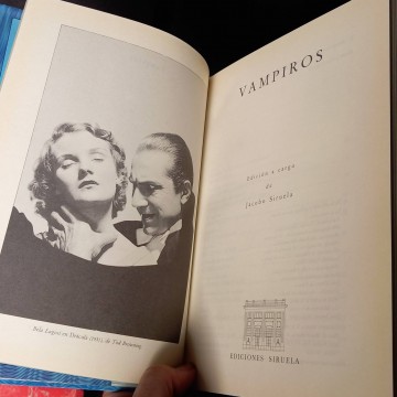 Vampiros, Jacobo Siruela.
