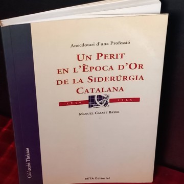 Un perit en l'època d'or de la siderurgia catalana, Manuel Casas i Bayer.