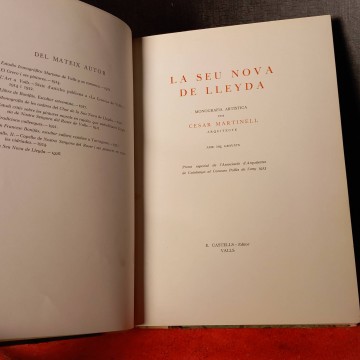 La Seu Nova de Lleyda, César Martinell.