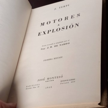 Motores a explosión, J. Ferpi.
