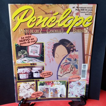 Revista de labores Penélope 19, punto de cruz ganchillo y bordado 2 €