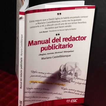 Manual del redactor publicitario, Mariano Castellblanque.