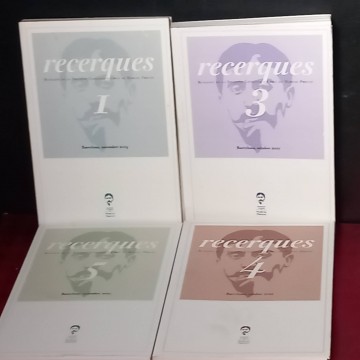 Lot 4 butlletins Recerques.