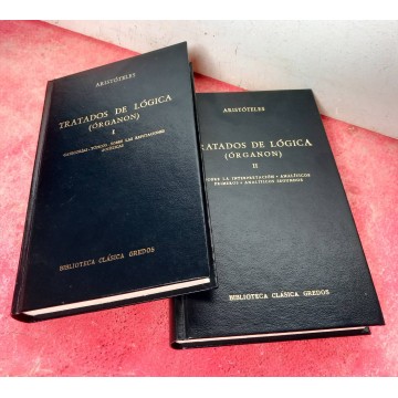 Tratados de lógica (Órganon), Aristóteles.