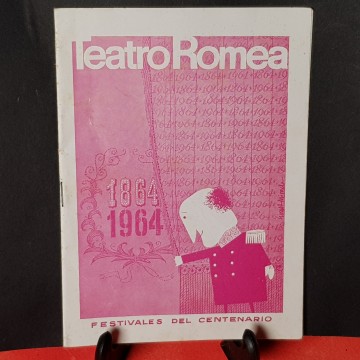 Programa Teatro Romea 1964 festivales del Centenario