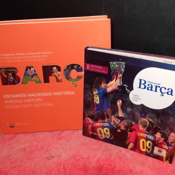 Universal Barça y Estamos haciendo historia.