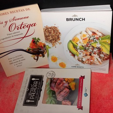 Lote 3 libros de cocina.