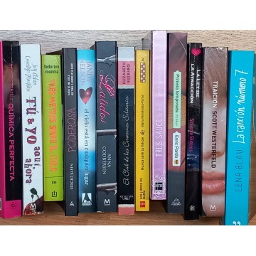 Lote 13 novelas románticas.