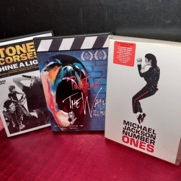 Lote 3 DVDs de música.