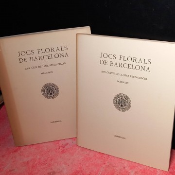 Jocs Florals de Barcelona 1977 y 1985.