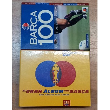 Gran àlbum del barça i Barça 100: un segle de la A a la Z.