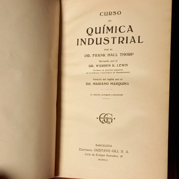 Química industrial, F.H.Thorp.