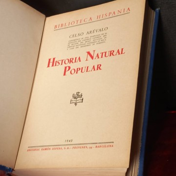 Historia natural popular, Celso Arévalo.