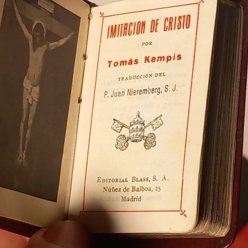 Imitación de Cristo, Tomás Kempis.