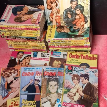 Lote 35 novelas de Corín Tellado.