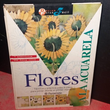 Técnica y práctica para pintar flores con acuarela.