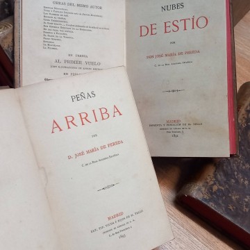 José Mariá de Pereda obras completas.