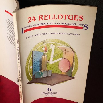 24 rellotges i altres instruments per a mesura del temps, Eduard Farré i Olivé.