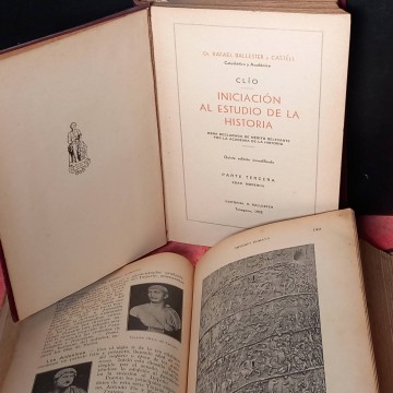 Iniciación al estudio de la historia, Rafael Ballester y Castell.