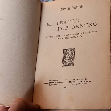El teatro por dentro, Eduardo Zamacois.