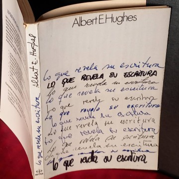 Lo que revela su escritura, albert E. Hughes.