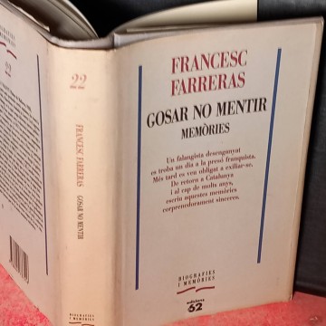 Gosar no mentir, Francesc Farreras.