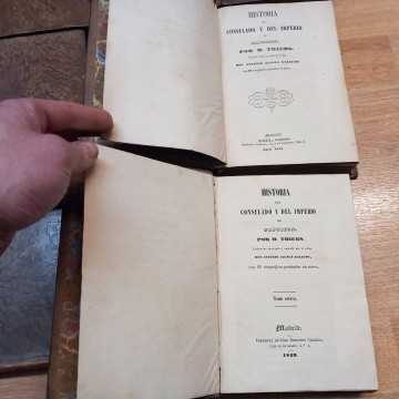 Historia del consulado y del imperio de Napoleón, M. Thiers.