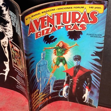 Aventuras bizarras 4 marvel magazine.