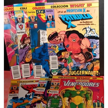Lote 7 cómics colección What if.