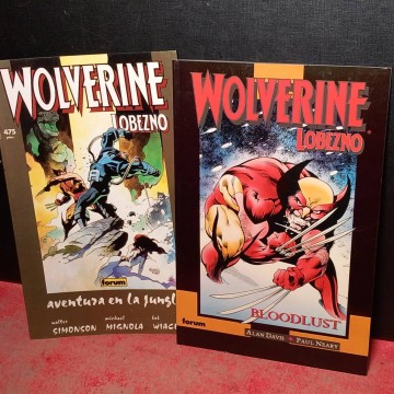 Wolverine Lobezno, Aventura en la jungla y Bloodlust.