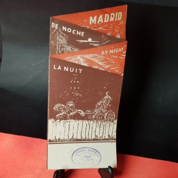 3 € antiguo folleto Madrid