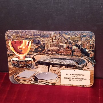 Pegatina trofeo Juan Gamper, F.C. Barcelona.