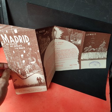 3 € antiguo folleto Madrid