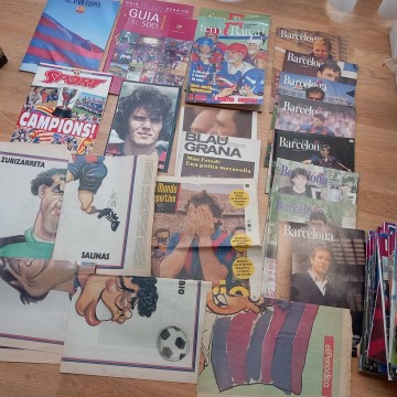 Lot 56 articles F.C. Barcelona.