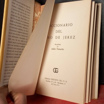 Diccionario del vino de Jerez, Julián Pemartín.