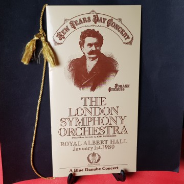 5 € Programa New Years day concert 1980 Royal Albert Hall