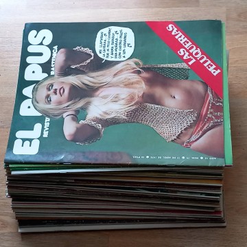 Lote 75 revistas El Papus.