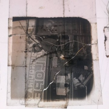Lote 7 antiguas fotografías estereoscópicas en cristal.
