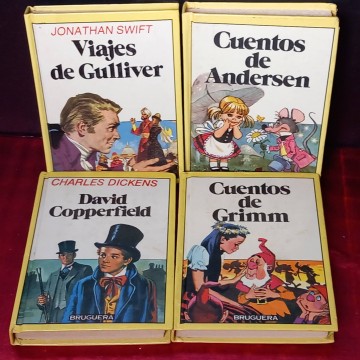Lote 4 libros colección Historias Infantil Bruguera 5, 13, 20 y 22.