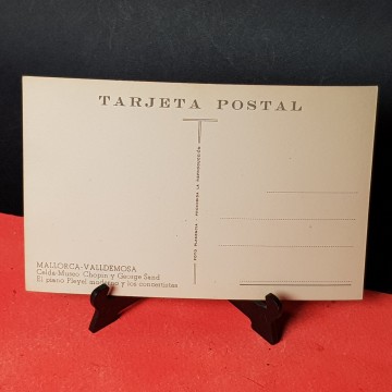 Postal celda museo Chopin y George sand, Mallorca Valldemossa 0. 30 €