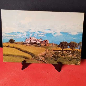 0. 25 € Postal Sant Hilari Sacalm masía típica 1966