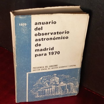 Anuario del observatorio astronómico de Madrid para 1970.