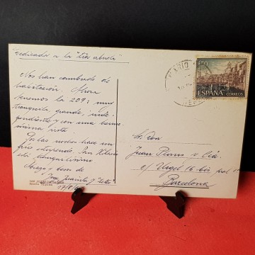 0. 25 € Postal Sant Hilari Sacalm masía típica 1966