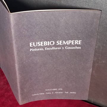 Eusebio Sempere, pinturas, esculturas y gouaches.