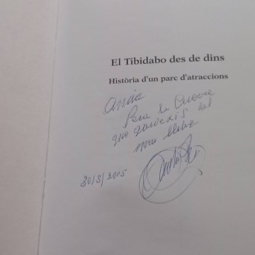 El Tibidabo des de dins, Antoni Lázaro Díaz (firmat).