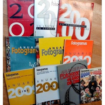 Lote 8 Anurarios cine Fotogramas.